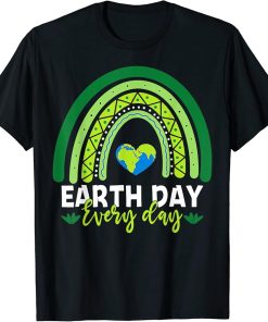 Earth Day Shirt Teacher Earth Day Everyday Rainbow Earth Day T-Shirt